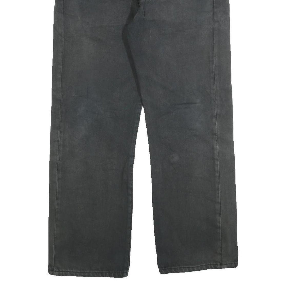 LEVI'S 501 Mens Black Regular Straight Denim Medium W30 L27 Classic Fit Jeans