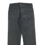 LEVI'S 501 Mens Black Regular Straight Denim Medium W30 L27 Classic Fit Jeans
