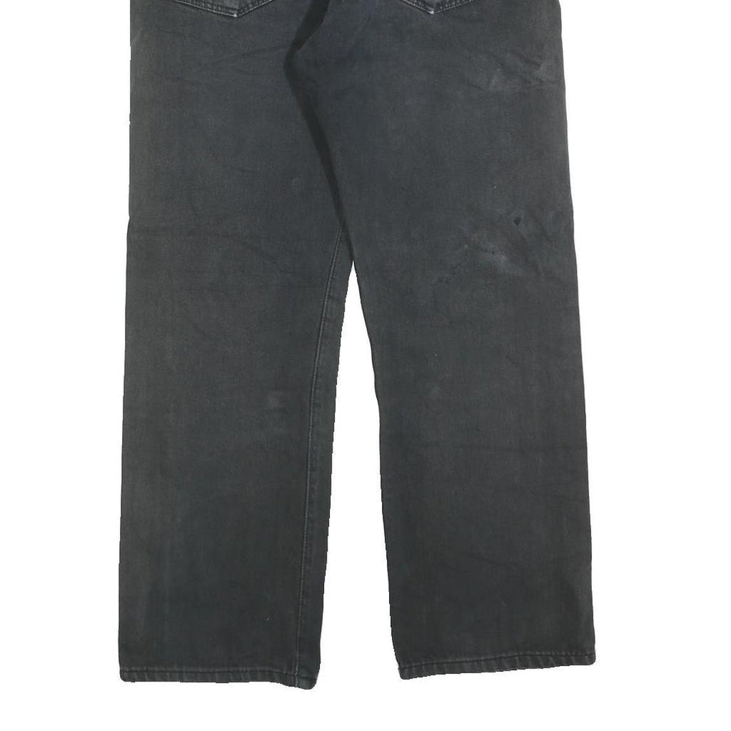LEVI'S 501 Mens Black Regular Straight Denim Medium W30 L27 Classic Fit Jeans