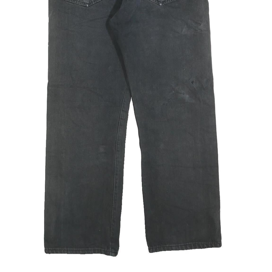 LEVI'S 501 Mens Black Regular Straight Denim Medium W30 L27 Classic Fit Jeans