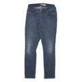 LEVI'S 529 Womens Jeans Blue Slim Skinny Denim Medium W28 L29 Zip Cotton Blend