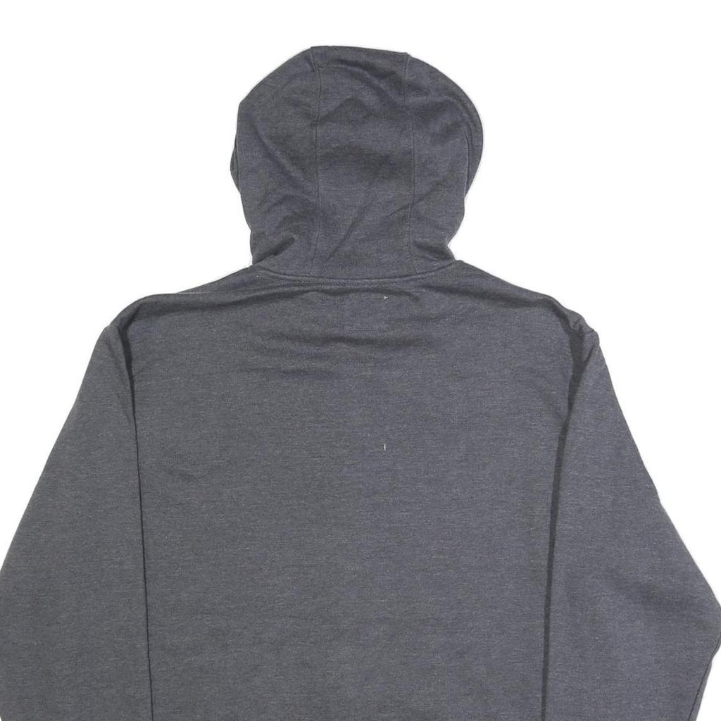 CHAMPION Mens Grey Full Zip Hoodie L Cotton Blend Casual Sweatshirt