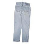 CALVIN KLEIN JEANS Womens Slim Light Blue Denim Jeans W28 L29 Stylish Zip