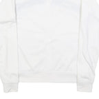 ASICS Mens White & Black Sports Zip Jacket S Polyester Track Top Casual