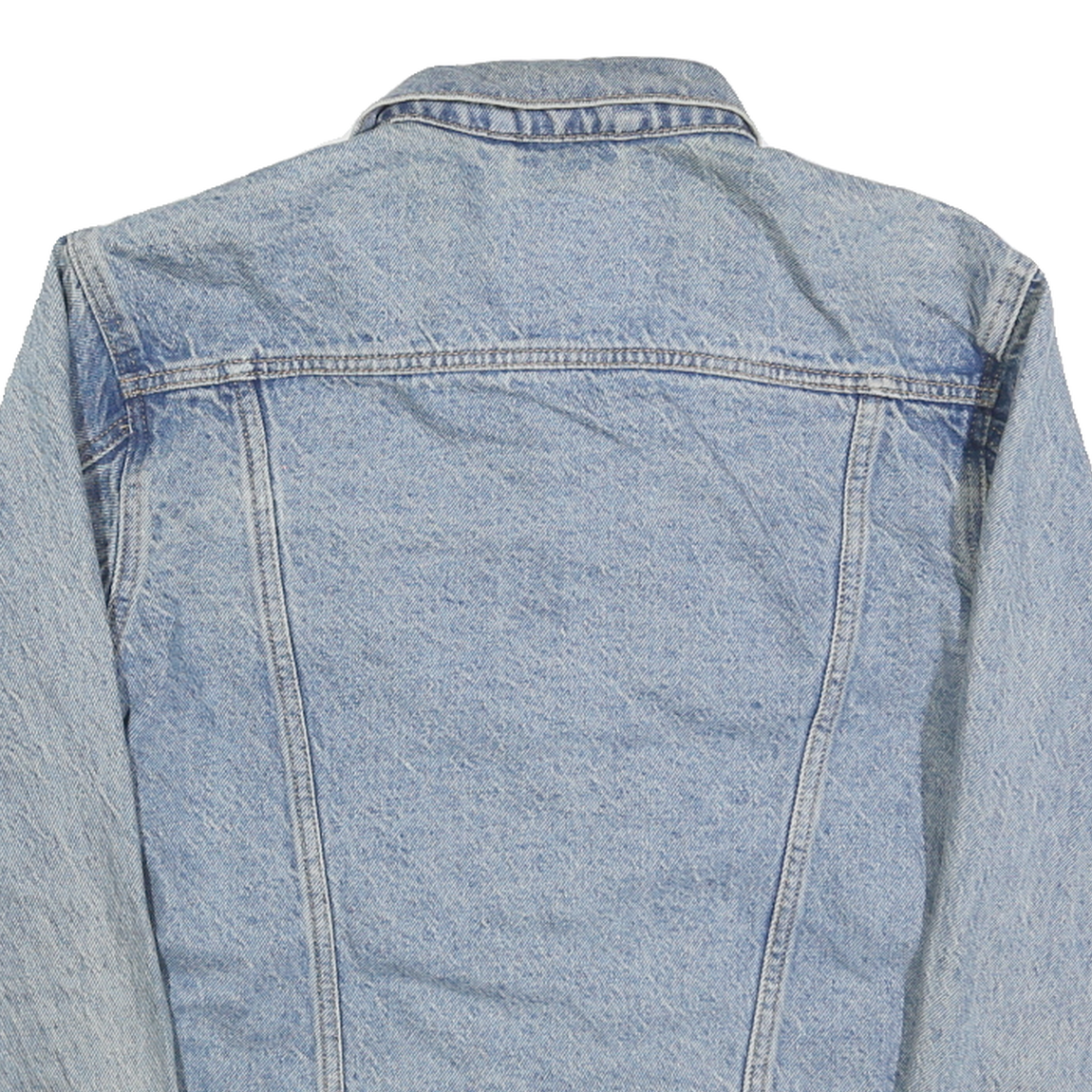 LEVI'S Womens Blue Denim Jacket S Cotton Classic Button Front Casual