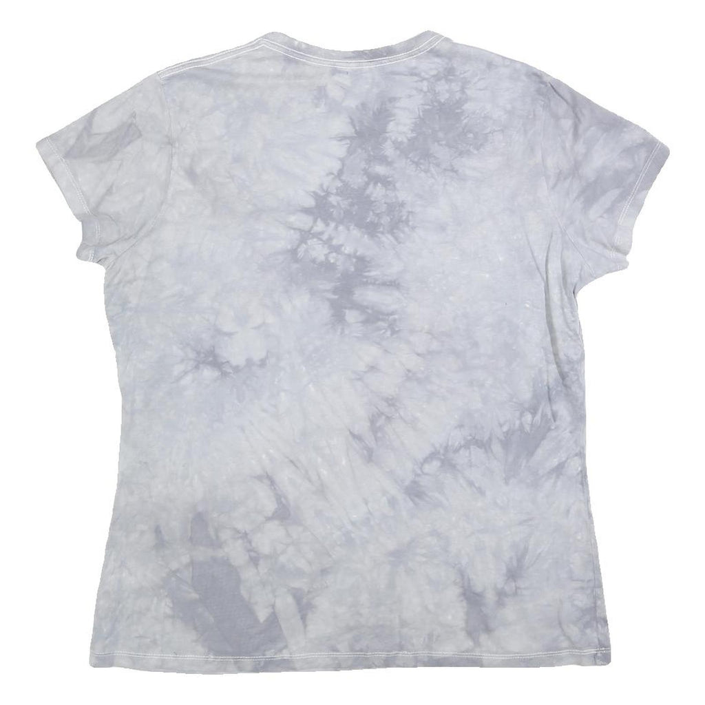 THE MOUNTAIN Womens Grey Graphic T-Shirt L Short Sleeve Crew Neck Cotton