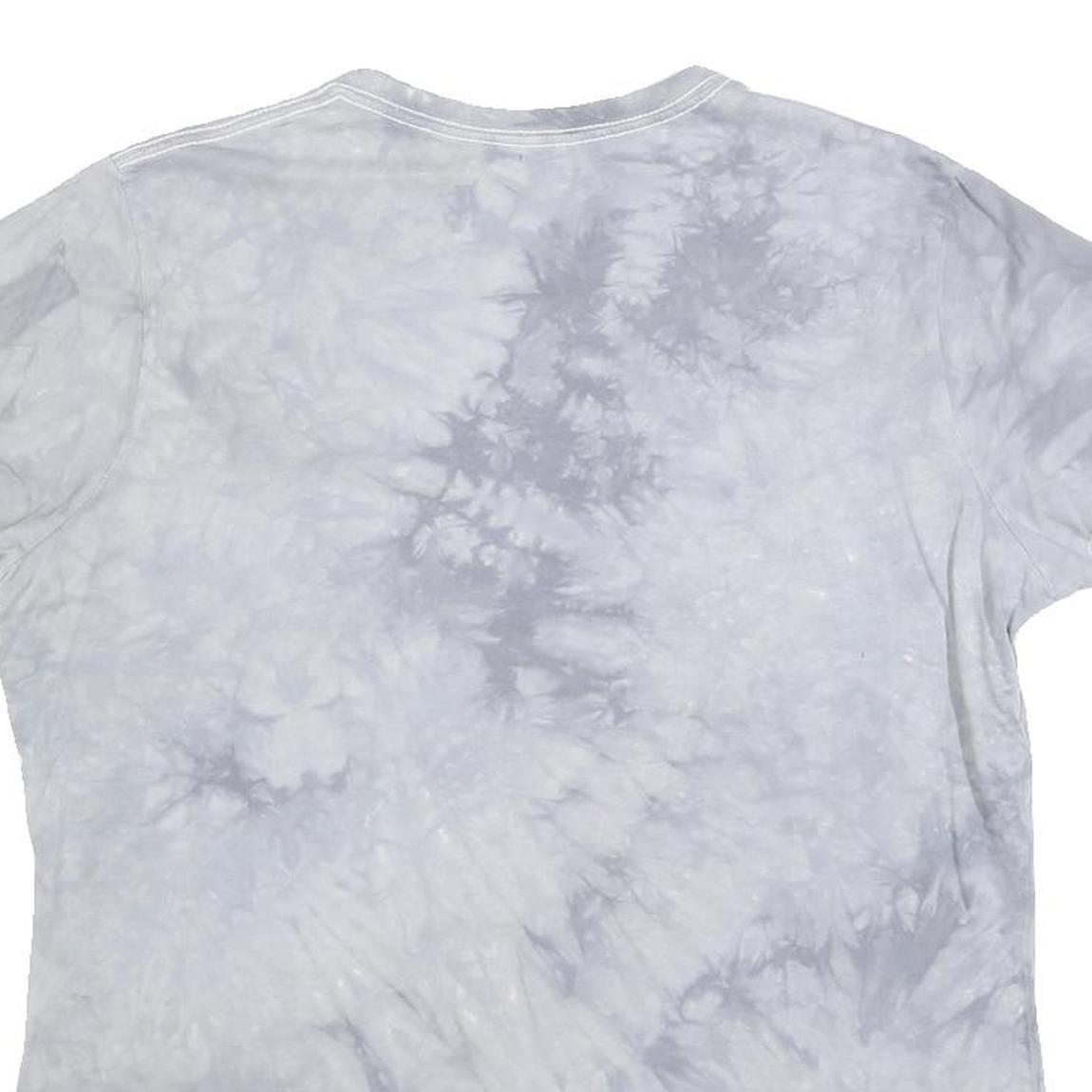 THE MOUNTAIN Womens Grey Graphic T-Shirt L Short Sleeve Crew Neck Cotton