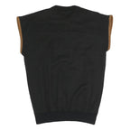 GOTSBURG Mens Black Brown Beige Patterned Cotton Blend Crew Neck Jumper M