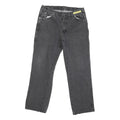 DICKIES Mens Black Regular Fit Straight Leg Denim Jeans W34 L29 Classic Workwear