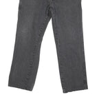 DICKIES Mens Black Regular Fit Straight Leg Denim Jeans W34 L29 Classic Workwear