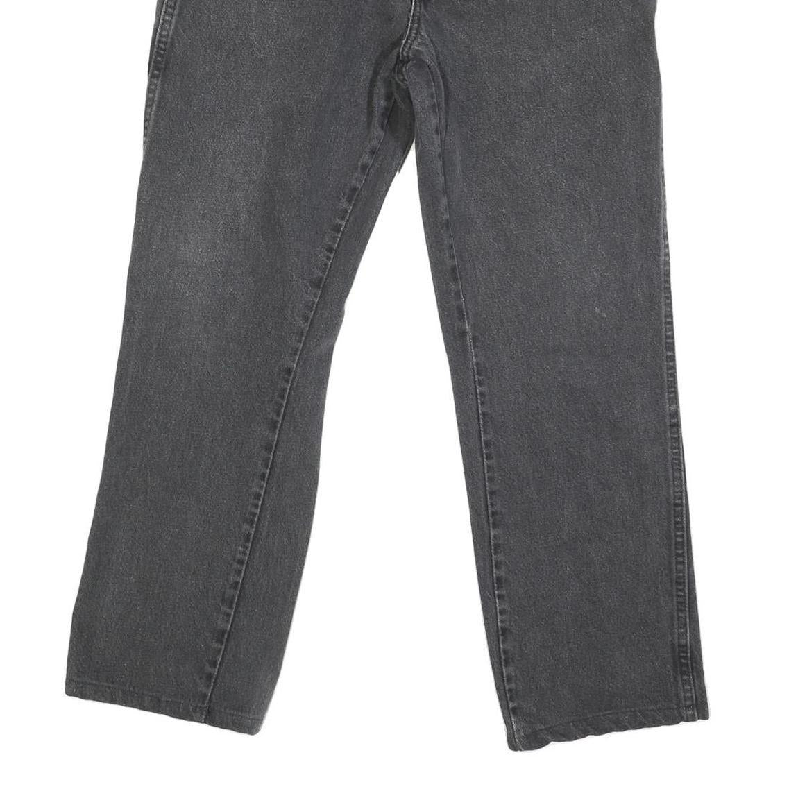 DICKIES Mens Black Regular Fit Straight Leg Denim Jeans W34 L29 Classic Workwear