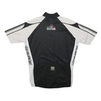 SANTINI Mens Black & White Giro D'Italia Cycling Jersey XL Short Sleeve Crew