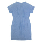 COS Womens Day Dress Blue Short Sleeve Knee Length M