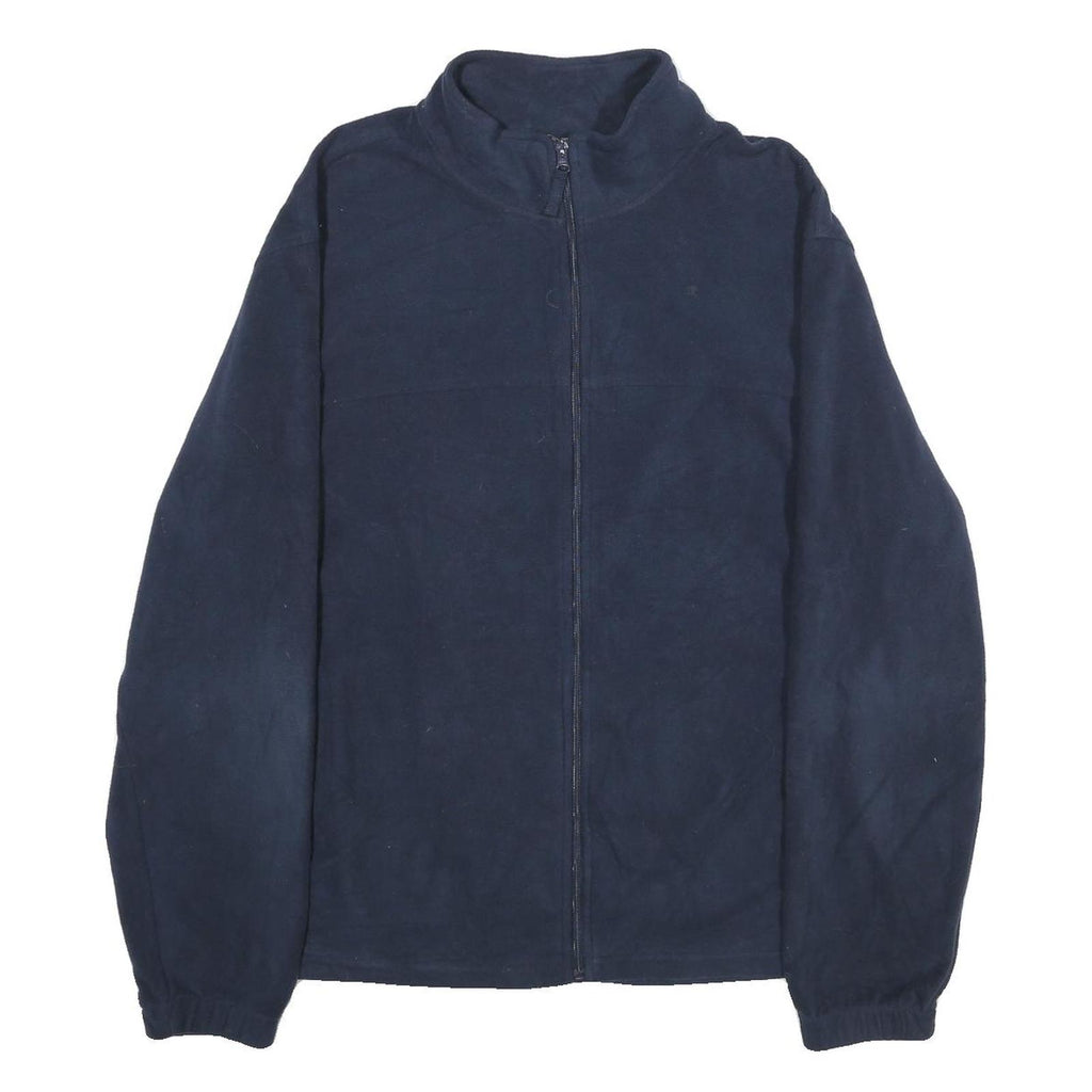 STARTER Mens Blue Jacket XL Polyester Plain Zip Casual Lightweight