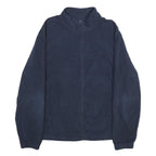 STARTER Mens Blue Jacket XL Polyester Plain Zip Casual Lightweight