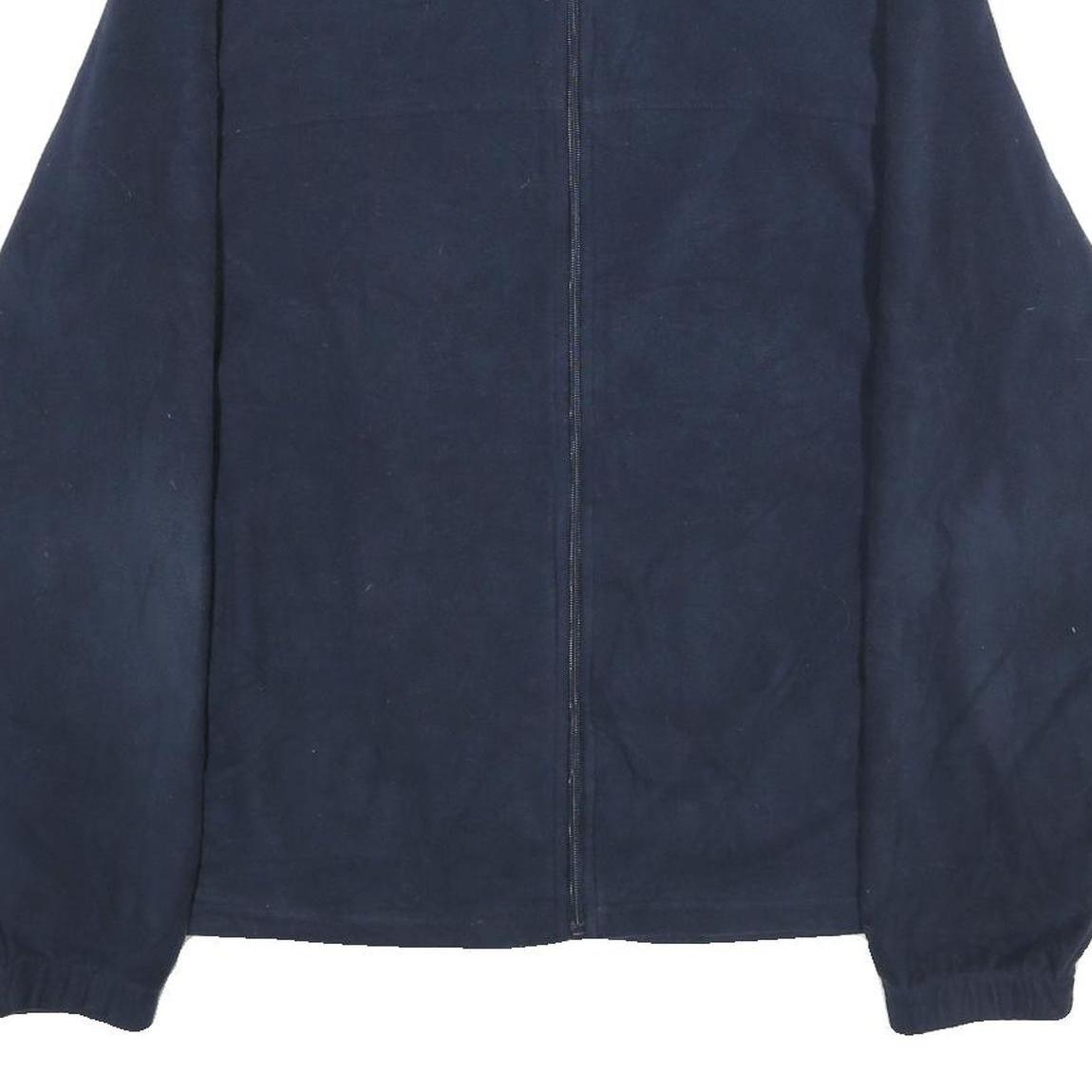 STARTER Mens Blue Jacket XL Polyester Plain Zip Casual Lightweight