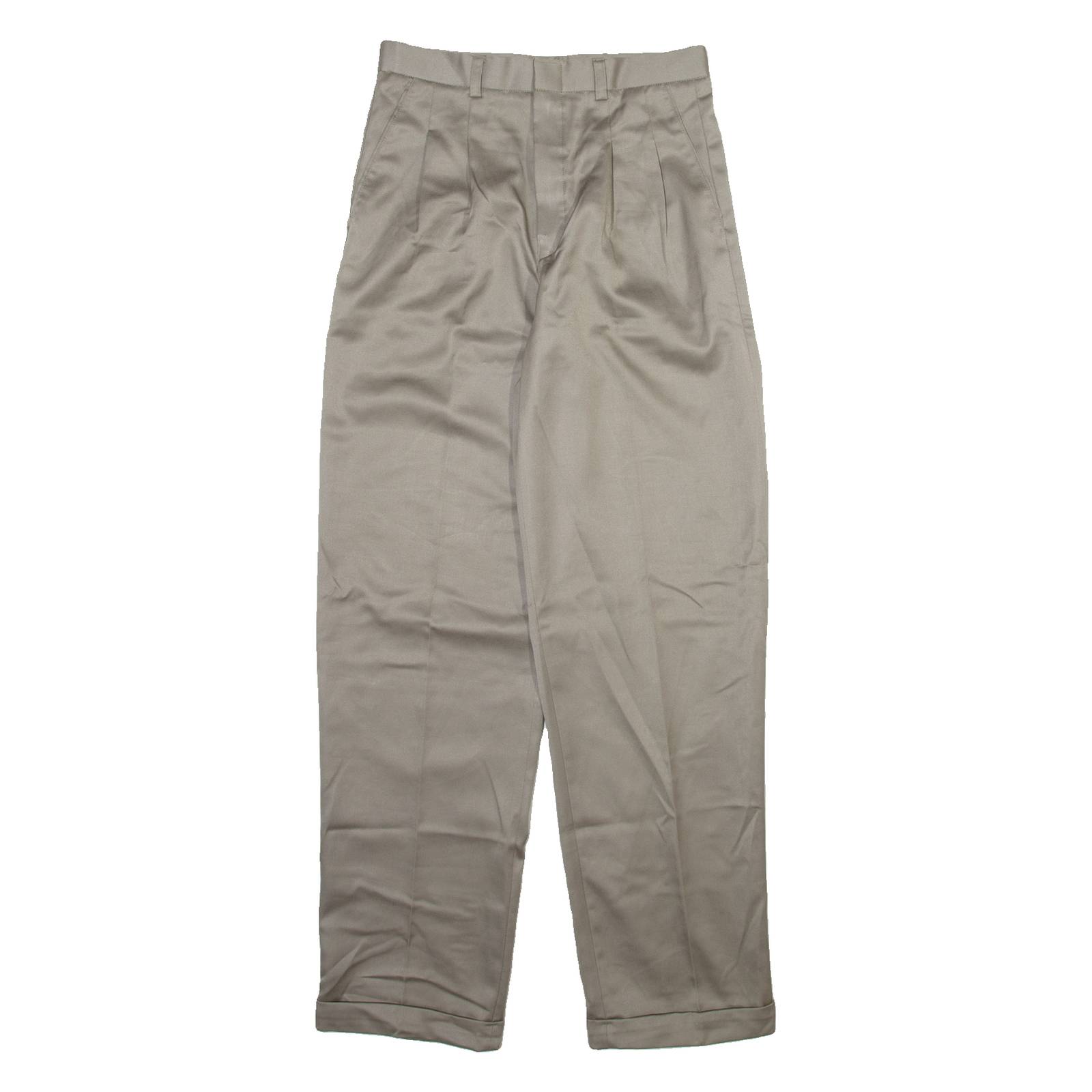 KIKADA Mens Trousers Beige Relaxed Straight W28 L31