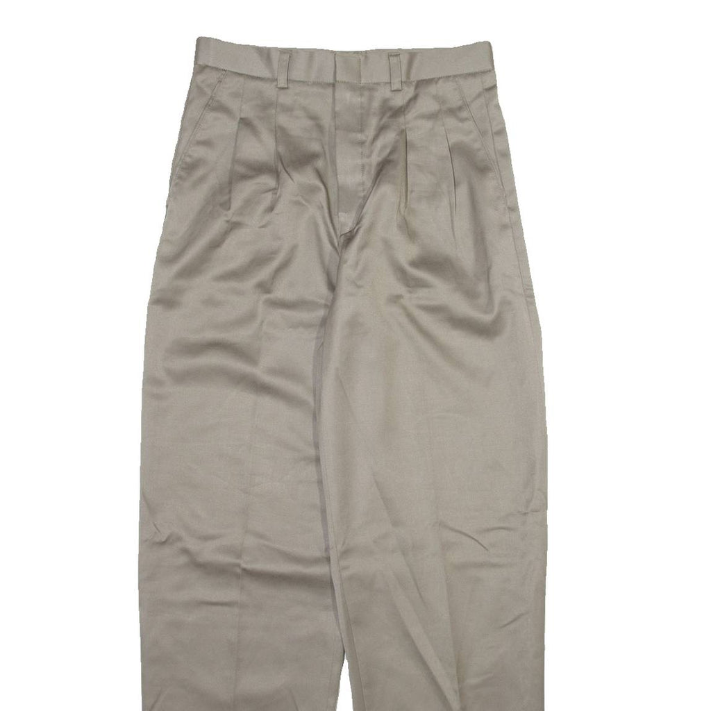 KIKADA Mens Trousers Beige Relaxed Straight W28 L31