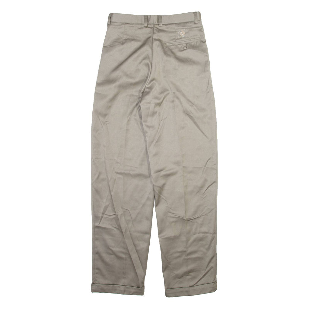 KIKADA Mens Trousers Beige Relaxed Straight W28 L31