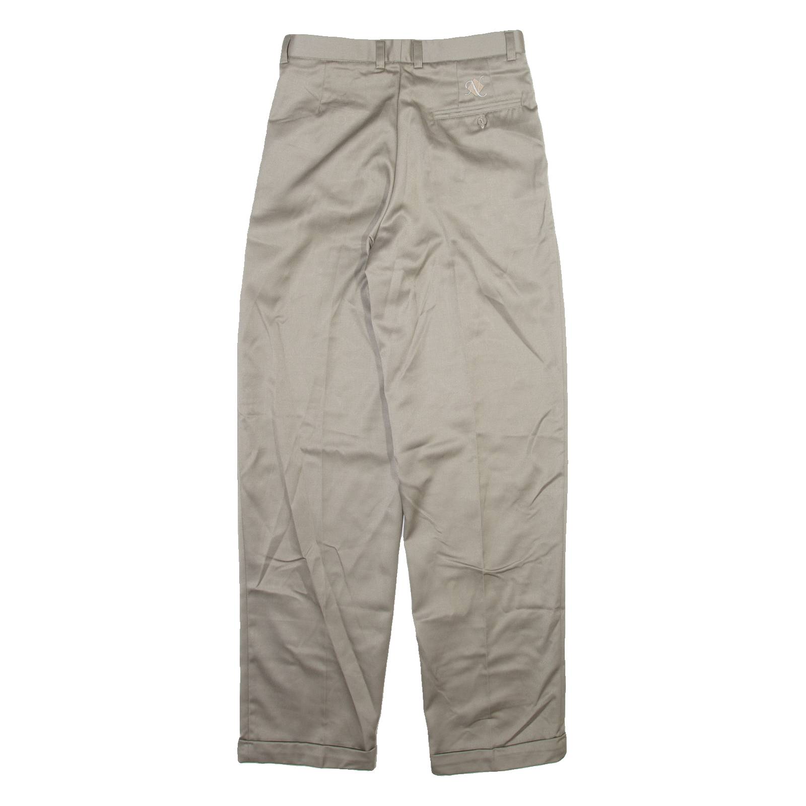 KIKADA Mens Trousers Beige Relaxed Straight W28 L31