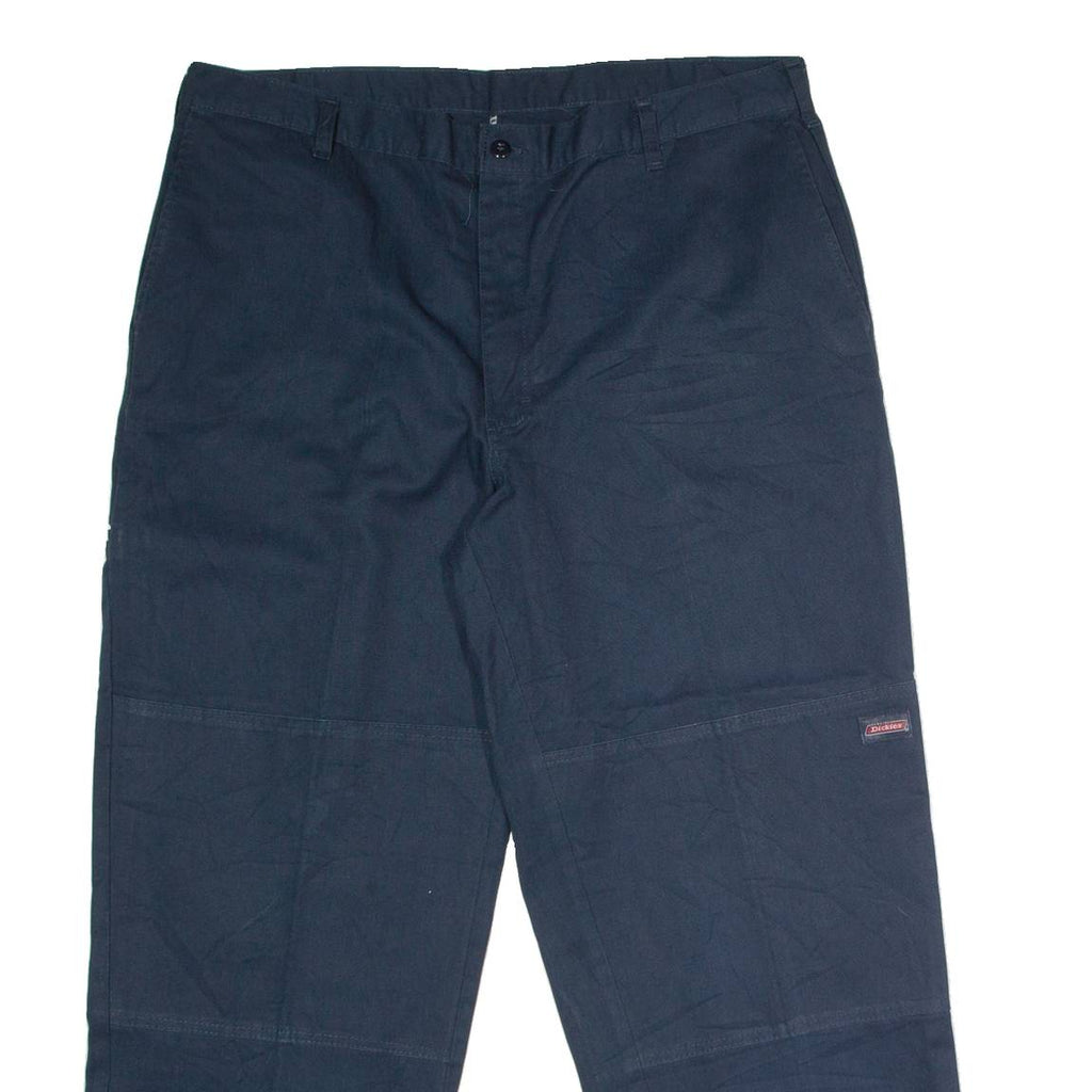 DICKIES Workwear Mens Trousers Blue Regular Straight W40 L28