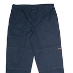 DICKIES Workwear Mens Trousers Blue Regular Straight W40 L28