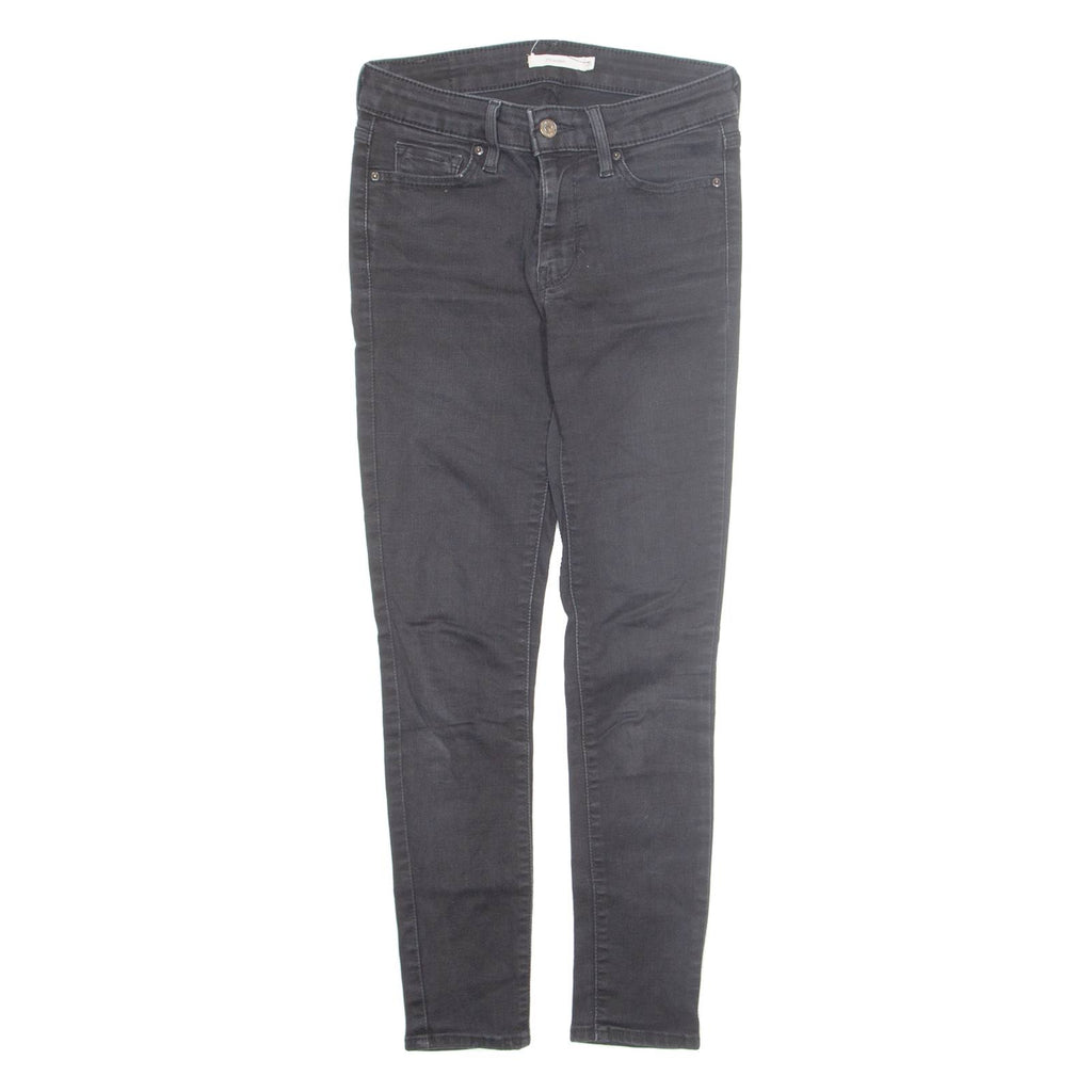 LEVI'S 711 Skinny Womens Jeans Black Regular Skinny W25 L25