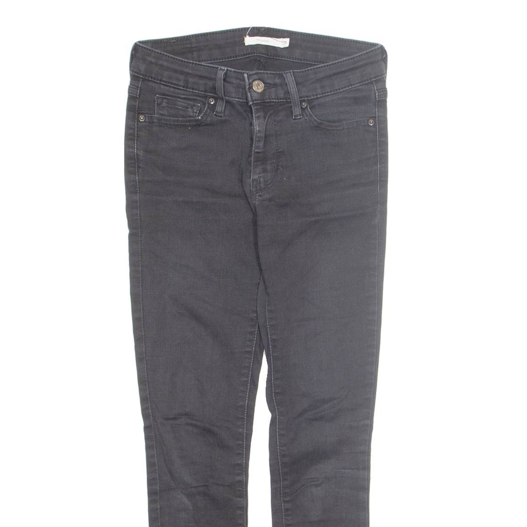 LEVI'S 711 Skinny Womens Jeans Black Regular Skinny W25 L25