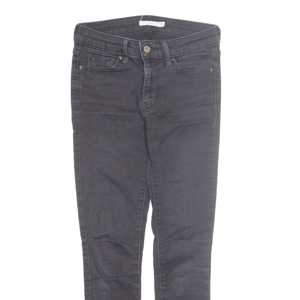 LEVI'S 711 Skinny Womens Jeans Black Regular Skinny W25 L25