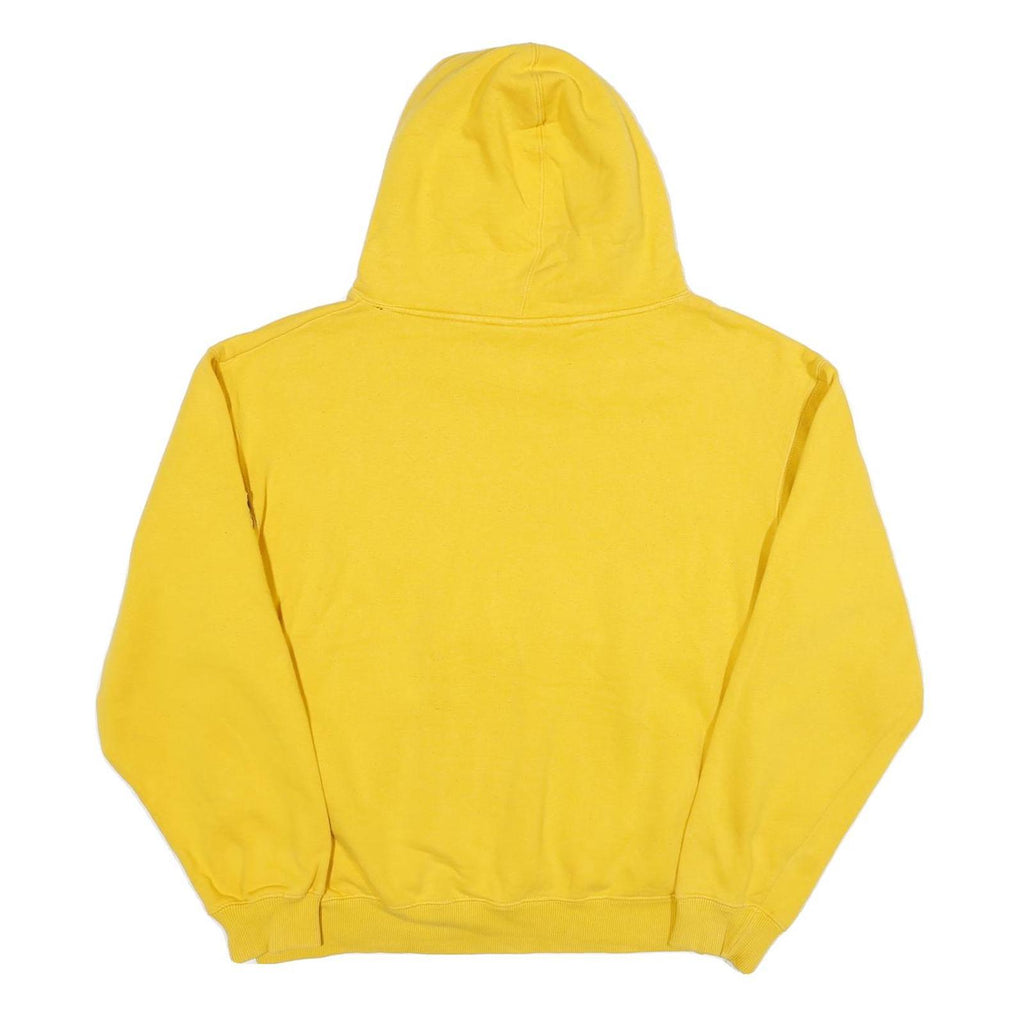 COLOSSEUM Mens Yellow West Virginia Hoodie L Casual Cotton Blend Pullover