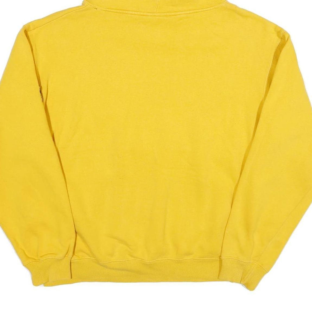 COLOSSEUM Mens Yellow West Virginia Hoodie L Casual Cotton Blend Pullover