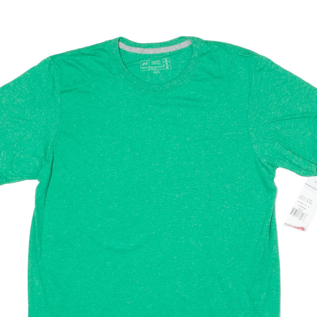 RUSSELL ATHLETIC Mens T-Shirt Green Crew Neck M
