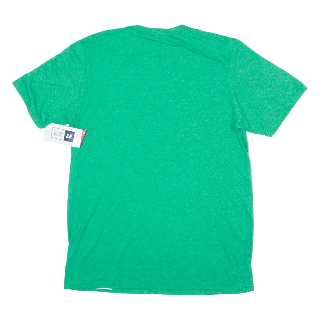 RUSSELL ATHLETIC Mens T-Shirt Green Crew Neck M