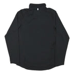 NIKE Mens Black 1/4 Zip S Sports Training Sweatshirt Pullover Athletic Fit