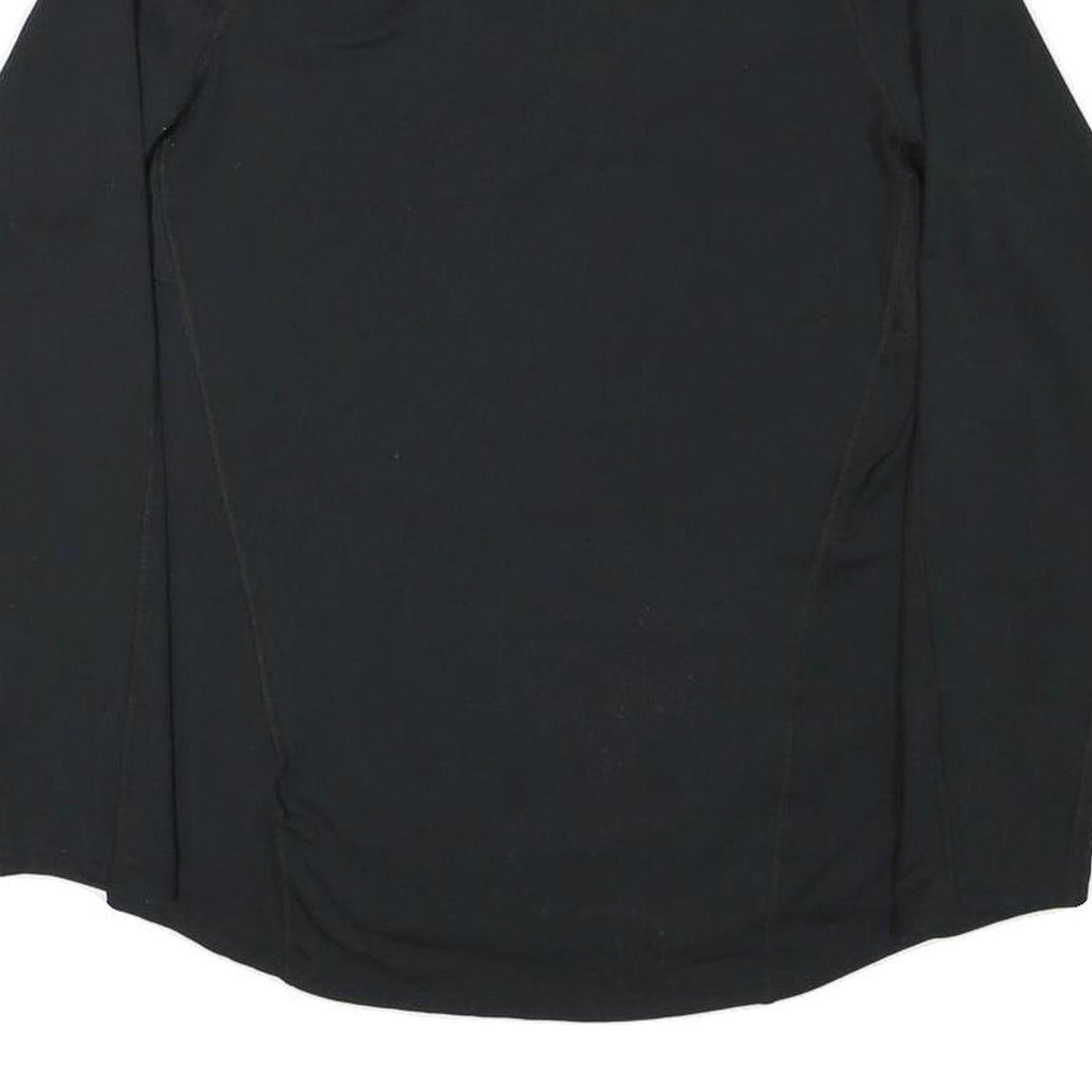 NIKE Mens Black 1/4 Zip S Sports Training Sweatshirt Pullover Athletic Fit