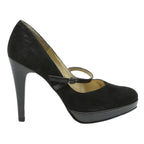 PETER KAISER Womens Mary Jane Platform Heels Black Synthetic UK 4 Elegant