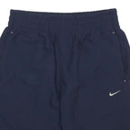NIKE Mens Navy Casual Shorts S W26 Sports Logo Elastic Waist Pockets