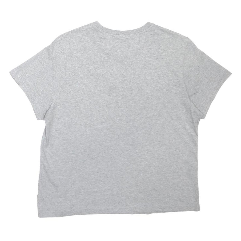 LEVI'S Womens Grey Crew Neck Short Sleeve Graphic T-Shirt M Cotton Blend Casual
