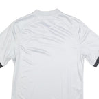 AIR JORDAN Mens White & Black PSG Graphic T-Shirt S Short Sleeve Crew Neck