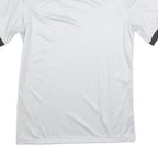 AIR JORDAN Mens White & Black PSG Graphic T-Shirt S Short Sleeve Crew Neck