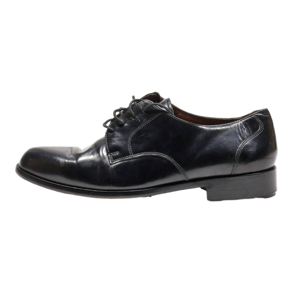 BOSTON Oxford Shoes Black Leather Mens UK 10