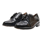 BOSTON Oxford Shoes Black Leather Mens UK 10