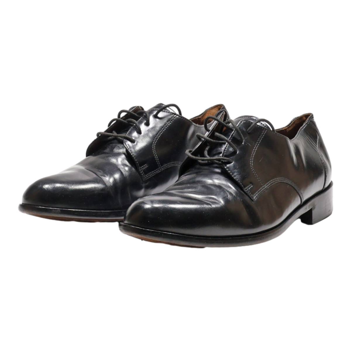BOSTON Oxford Shoes Black Leather Mens UK 10