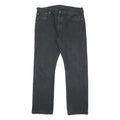 LEVI'S 501 BIG E Mens Jeans Black Regular Straight Denim Medium W38 L32 Button