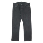 LEVI'S 501 BIG E Mens Jeans Black Regular Straight Denim Medium W38 L32 Button