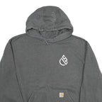 CARHARTT Mens Grey Pullover Hoodie XL Cotton Blend Casual Workwear