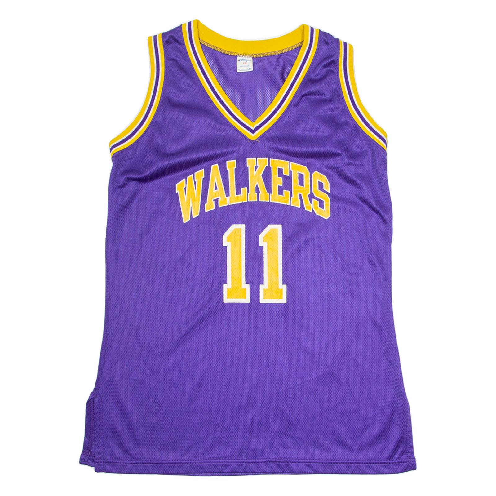 CHAMPION Lady Walkers 11 Womens Jersey Purple Sleeveless V-Neck UK 12
