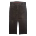 TOMMY HILFIGER Mens Trousers Brown Regular Straight W40 L29