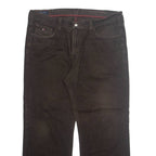 TOMMY HILFIGER Mens Trousers Brown Regular Straight W40 L29