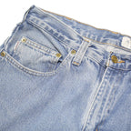 CARHARTT Mens Regular Fit Light Blue Denim Jeans W32 L33 Button Closure Classic